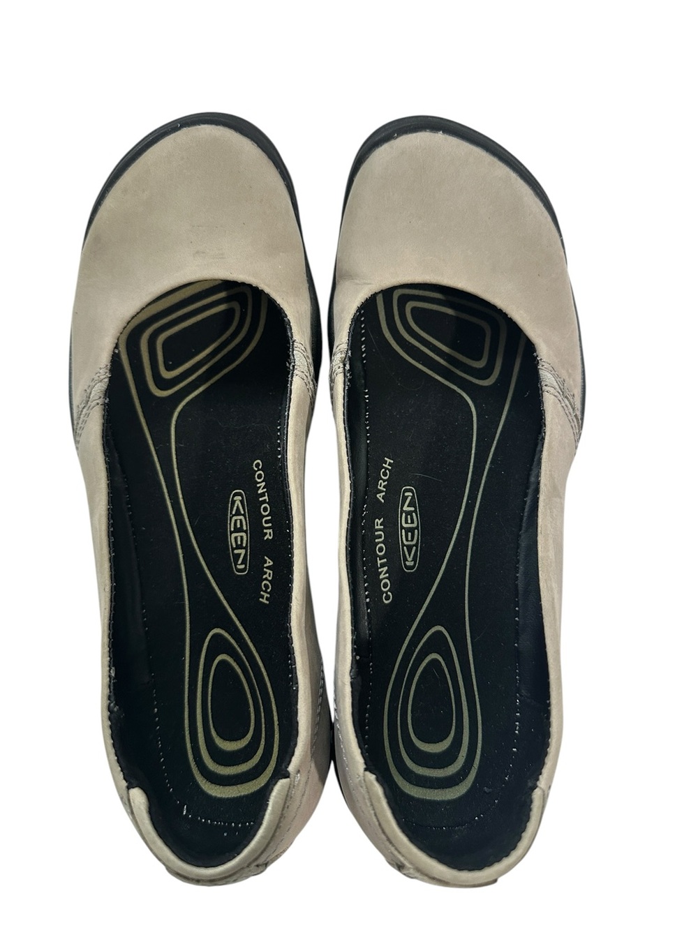 Keen Taupe Flats Size 8